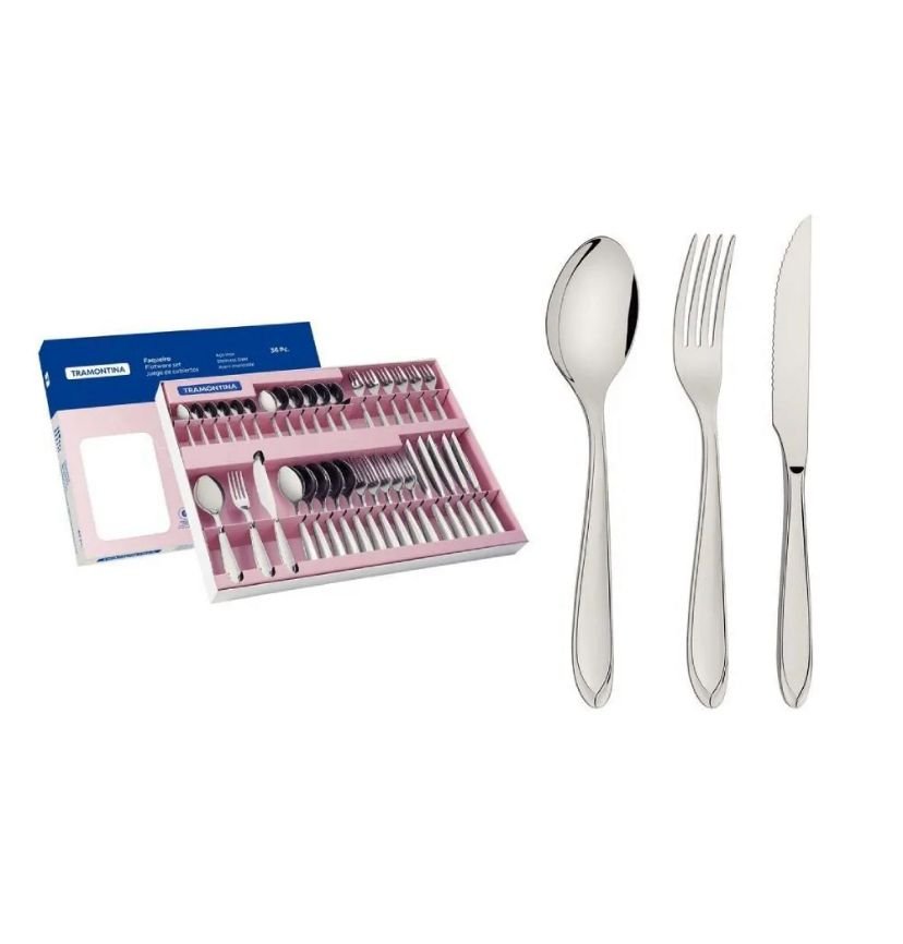 Faqueiro Inox 36 Peças Talheres