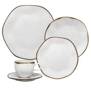 Jogo De Jantar Em Porcelana Ryo Com 20 Peças Oxford Maresia