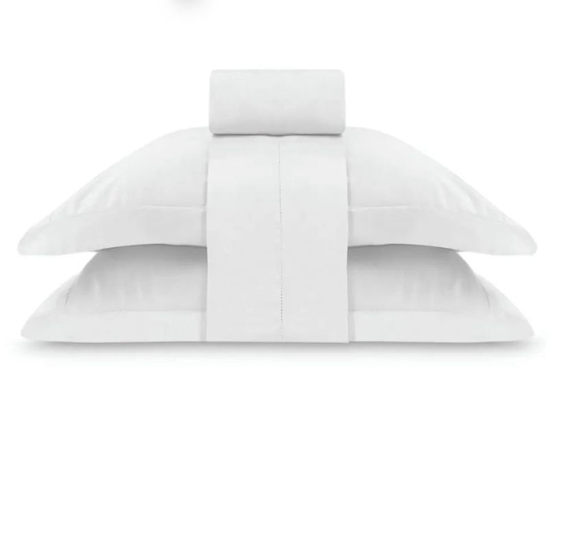 Jogo de Cama Queen 300 Fios Ponto Ajour Buona Fortuna